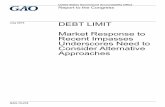 GAO-15-476, DEBT LIMIT: Market Response to Recent Impasses ... · July 2015 GAO-15-476 United States Government Accountability Office . ... delays in raising the debt limit. This