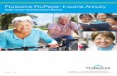 Single Premium Immediate Annuity Overview - …...CAC.5050 (08.16) Protective ProPayer ® Income Annuity Single Premium Immediate Annuity Overview Protective and Protective Life refer