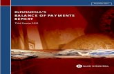 BALANCE OF PAYMENTS REPORT - Bank Indonesia · balance of payments (BOP) surplus increased significantly in the third quarter of 2016, underpinned by a narrower current account deficit