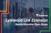 Lynnwood Link Extension · 2019-03-11 · Presentation overview • Introductions • Project status • Construction preview • Open house guide. Near term Link extensions: •University