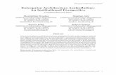 Enterprise Architecture Assimilation: An Institutional ... · Enterprise Architecture Assimilation Thirty ninth International Conference on Information Systems, San Francisco 2018