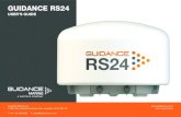 GUIDANCE RS24 · GUIDANCE RS24 Guidance Marine Ltd, 5 Tiber Way, Meridian Business Park, Leicester, LE19 1QP, UK T: +44 116 229 2600 E: sales@guidance.eu.com