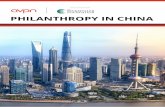 PHILANTHROPY IN CHINA · Now more than ever, scaling the highest, ... Today, China has 819 billionaires, the largest number ... philanthropy in China. Total giving in China in 2017