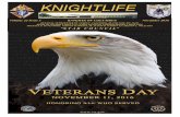 KNIGHTLIFEuknight.org/Councils/Fletcher Newsletter NOV 2016.pdf · MICHAEL P. DAVENPORT, VERNON HAWKINS, ... Harold double-down with Crabs and Shrimps. May We Always Remember. 8 Bishop