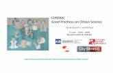 EUREKA! GoodPractices on Citizen Science · booklaunch workshop eureka! good practices on citizen science 13h30 - city mine(d)