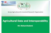 Agricultural Data and Interoperabilityassets.aims.fao.org.s3-eu-west-1.amazonaws.com/... · Agricultural data is dispersed and there is no unified view to integrate the resources.
