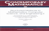 CONTEMPORARY MATHEMATICS · Structured Matrices in Mathematics, Computer Science, and Engineering II Foreword Part V. Fast Algorithms The Schur algorithm for matrices with Hessenberg