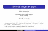 Multiscale analysis on graphshelper.ipam.ucla.edu/publications/mraws4/mraws4_8184.pdf · 2008-11-19 · Multiscale Analysis, the spectral picture Let T = D 12 WD 1 2 as above be the