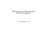 Physical Science Curriculum - Pen Argyl Area …...B. Mathematics and Conceptual Physical Science- Rearranging variables to solve mathematical equations such as density, using dimensional