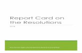 Report Card on the Resolutions - WordPress.com…Service Board (ASB) members and staff with the 2018 Report Card on the Resolutions. This report contains the government and non-government