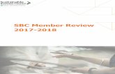 SBC Member Review 2017-2018 · Best practice Suggestions to improve sustainability reporting ... criteria such as sustainability context, integrated thinking, governance, measurement