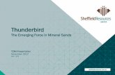 Thunderbird - ASX · The information was extracted from Sheffield Resources Limited's ACN 125 811 083 ("the Company" or "Sheffield") previous ASX announcements which are ... Bruce