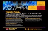 Master’s Degree in Public Health - Goodwin University · 2020-02-12 · With a master’s degree in Public Health from Goodwin University, you will be prepared to make a lasting