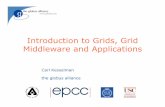 Introduction to Grids, Grid Middleware and Applications · zA Grid development environment Develop new OGSI-compliant Web Services Develop applications using Grid APIs zA set of basic