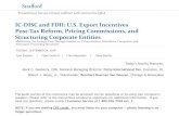 IC-DISC and FDII: U.S. Export Incentives Post-Tax …media.straffordpub.com/products/ic-disc-and-fdii-u-s...2019/09/24  · IC-DISC and FDII: U.S. Export Incentives Post-Tax Reform,