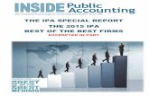 THE IPA SPECIAL REPORT THE 2015 IPA BEST OF …sldcpa.com/wp-content/uploads/2015/09/IPA_2015.pdfIannuzzi Manetta & Company / Troy, Mich. Frank Iannuzzi 4 / 26 Kirsch CPA Group*