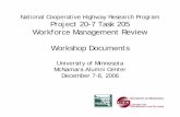 National Cooperative Highway Research Program Project 20-7 ... · Templates: Challenges to Outsourcing & Workforce Management 21 Templates: Best Practices in Outsourcing & Workforce