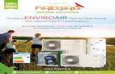 HEATING SOLUTIONS Firebird Enviroair Hybrid Heat Pump, the ... · boiler condensing technology, using smart heating controls that select the optimum economical condition for its operation,