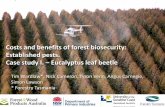 Costs and benefits of forest biosecurity: Established pests. Case study ...€¦ · Case study I. – Eucalyptus leaf beetle Tim Wardlaw*, Nick Cameron, Tyron Venn, Angus Carnegie,
