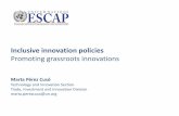 Inclusive innovation policies - Homepage | ESCAP. Marta... · 2019-08-15 · Challenges for inclusive innovation in Asia-Pacific “Inclusion: a right, not an afterthought” Leadership