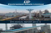 Annual Report of ESL 2014-15 - Electrosteel Steels€¦ · The Board after considering the various steps implemented and/or to be undertaken for improvement of performance of the