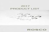 2017 - Product list - Rosco - Product list.pdf · Susceptibility Testing b. Antifungal c. Veterinary 2. ACCESSORIES 3. DIATABSTM – Identification of Bacteria and Fungi 4. ... 62312