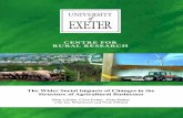 The wider social impacts of changes in the structure of ...€¦ · The wider social impacts of changes in the structure of agricultural businesses Final Report For Defra ... prolonged
