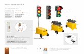 SL16 SQD - d-power.com€¦ · SL16 MPB MPB electronic controller. Each remote control manages up to 4 groups of 4 traffic lights. Usable for alternate one-way, T intersection and