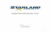 LAND USE BYLAW NO. 1125 · STARLAND COUNTY LAND USE BYLAW NO. 1125 6 “Bank” means development for the provision of financial and investment services by a trust company, investment