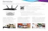Nighthawk AC1900 Smart WiFi Router—Dual Band Gigabit · NETgEAR genie®—HOME NETWORkINg SIMPLIFIED Unlike typical Wi-Fi routers that just blast the Wi-Fi signals in all directions,
