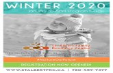 WINTER 2020 - St. Albert Family Resource Centre · The St. Albert Family Resource Centre (SAFRC) offers an in-house subsidy for individuals and families wanting to take a SAFRC program