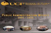 Public Administration’s Weekly Update Issue 1 July 11th€¦ · Public Administration’s Weekly Update Issue 1 July 11th 2005 CALENDAR OF EVENTS WEEKLY ANNOUNCEMENTS This is the