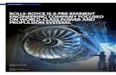 ROLLS-ROYCE IS A PRE-EMINENT ENGINEERING COMPANY …ar.rolls-royce.com/2015/assets/pdf/Overview_Group_at_a_Glance.pdf · Cutaway image of a Trent XWB, the world’s most efficient