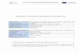 Guidelines on the project management and reporting - Guidelines on the... · Project reference number 573806-EPP-1-2016-1-RS-EPPKA2-CBHE-JP Coordinator University of Nis Project start
