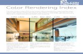 Color Rendering Index - Alcon Lighting · Color Rendering Index CRI