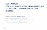 COST MODEL FOR A NEW ACOUSTIC DIAGNOSTIC AID TO RULE … · Time (ms) e Heart sound recording: Normal subject 1000 1500 2000 2500 3000 3500 4000-0.4-0.2 0 0.2 0.4 ... Interm. risk