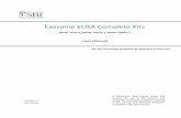 Exosome ELISA Complete Kits...2017/04/17  · Exosome ELISA Complete Kits EXOEL-CD9A-1, EXOEL-CD63A-1, EXOEL-CD81A-1 User Manual See PAC for Storage Conditions for Individual Components