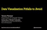 Data Visualization Pitfalls to Avoid - Liping Yang · Data Visualization Pitfalls to Avoid Tamara Munzner Department of Computer Science University of British Columbia CBR Arts Meets