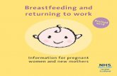 Breastfeeding and returning to work - University of St Andrews · the organisation’s breastfeeding at work policy with you. In most cases, it is possible to make suitable arrangements.
