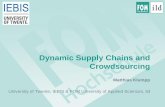 Dynamic Supply Chains and Crowdsourcing · 2016-03-18 · 25. Februar 2016 Klumpp, LDIC 2016, University of Bremen 3 Dynamic Supply Chains and Crowdsourcing Croudsourcing (CS) applications