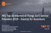 HFS Top 10 Internet of Things (IoT) Service Providers 2019 ... · —Tapati Bandopadhyay, Research Vice President. Topic Page What you’ll read Introduction, methodology, and definitions