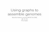 Using graphs to assemble genomes - ut · Bioinformatics course (13.10, here) Models and methods for genotype to phenotype by Leopold Parts Bioinformatics seminar (14.10, room from