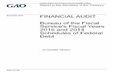 GAO-16-160, FINANCIAL AUDIT: Bureau of the Fiscal Service ...United States Government Accountability Office Highlights of GAO-16-160, a report to the Secretary of the Treasury November