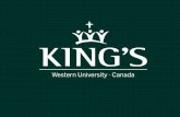 Key Themes from Strategic - King's University College · alumni mentors, business mentors, etc.) •Raising the profile of career counselling services and adding more “career”