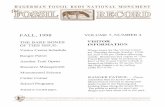 mmsL w€mm - npshistory.comnpshistory.com/publications/hafo/the-fossil-record/v7n4.pdf · 2017-01-19 · grison, all are derived from North American ancestors, and many have ancestors