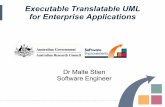 Dr Malte Stien Software Engineer content/White Papers/xtUML for... · 2016-06-20 · One J2EE software engineer – 8 months One web developer – 6 months One database administrator