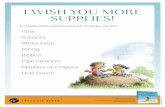 I WISH YOU MORE SUPPLIES! - Tom Lichtenheld · 2016-05-09 · I WISH YO MORE by my Krouse Rosenthal and Tom ichtenheld CHRONICLEKIDS.COM I WISH YOU MORE UPS THAN DOWNS! Follow the