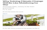 Why Solving Climate Change Will Be Like Mobilizing for War · Will Be Like Mobilizing for War And even then, victory is far from guaranteed. Oct 15, 2015 3 more free articles this