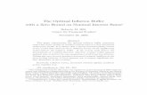The Optimal In ﬂation Bu ﬀer with a Zero Bound on Nominal … · 2010-11-05 · The Optimal In ﬂation Buﬀer with a Zero Bound on Nominal Interest Rates ∗ Roberto M. Billi