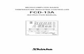 MICROCOMPUTER BASED TEMPERATURE INDICATING CONTROLLER FCD-13A€¦ · end users and the final use of this instrument. In the case of resale, ensure that this instrument is not illegally